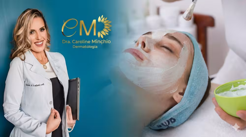 Dr. Caroline Minchio in a dermatology care setting
